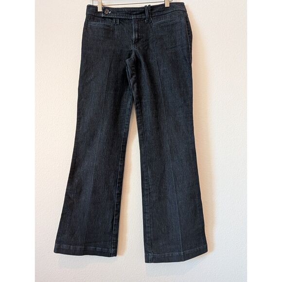 Banana Republic Blue Denim Trouser Y2K Dark Wash Jeans  Sz 28/6R - Picture 4 of 11